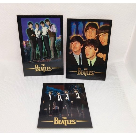 3 Vintage 1996 Apple Corps Limited Beatles Collectible Trading Card Bundle - Picture 16 of 16